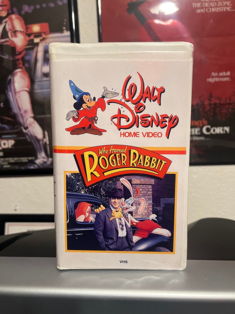 Mickey Mouse Roger Rabbit Who Framed Roger Rabbit Custom VHS Slipcase (NO MOVIE) - Etsy