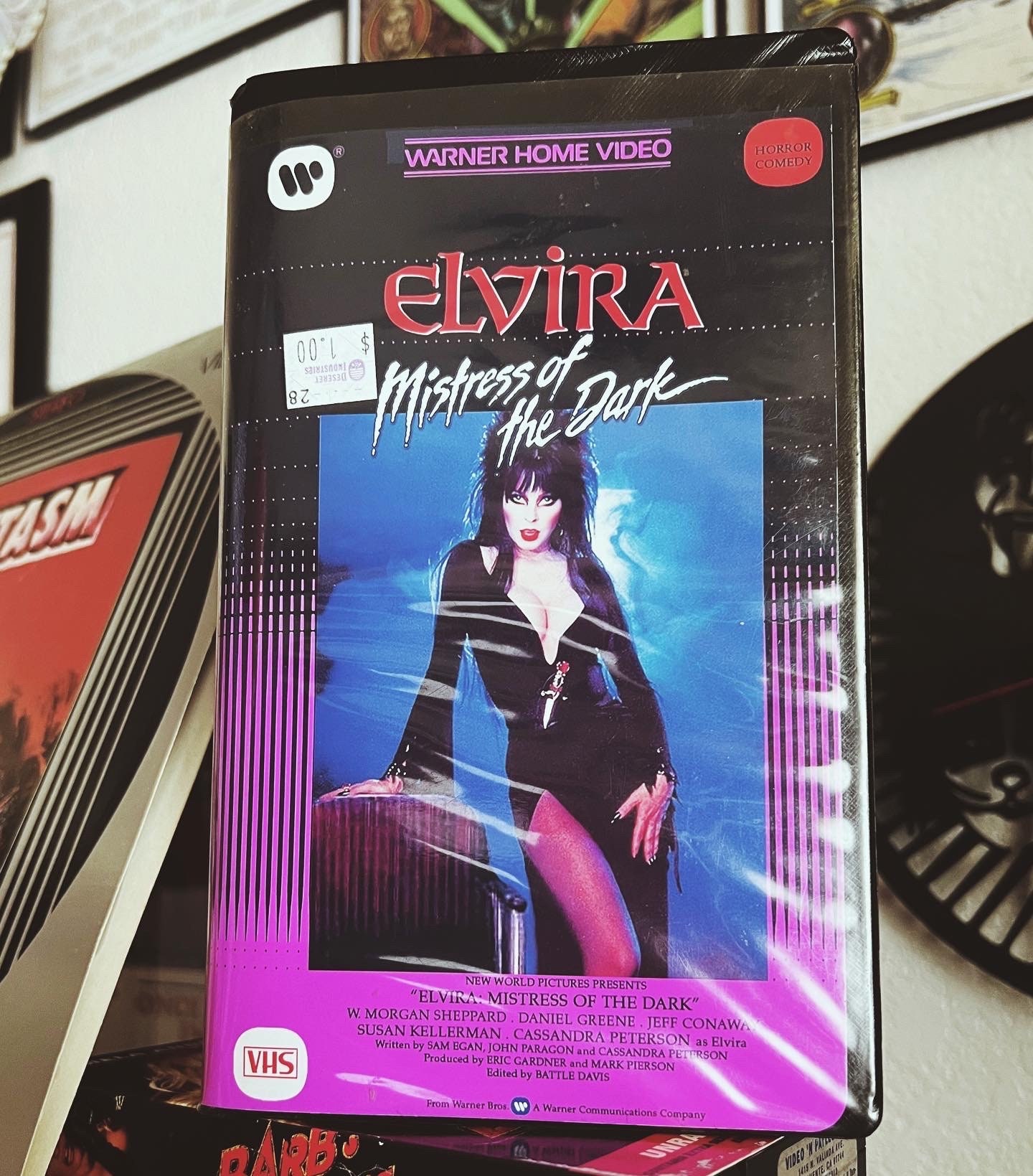 Custom Elvira Mistress of the Dark VHS Slipcover - Etsy