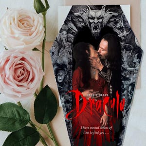 Bram Stoker&#39;s Dracula Coffin Shaped Art Print