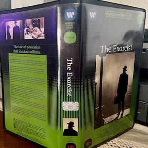 The Exorcist (1973) Custom VHS Slipcover REPLICA (No Movie)
