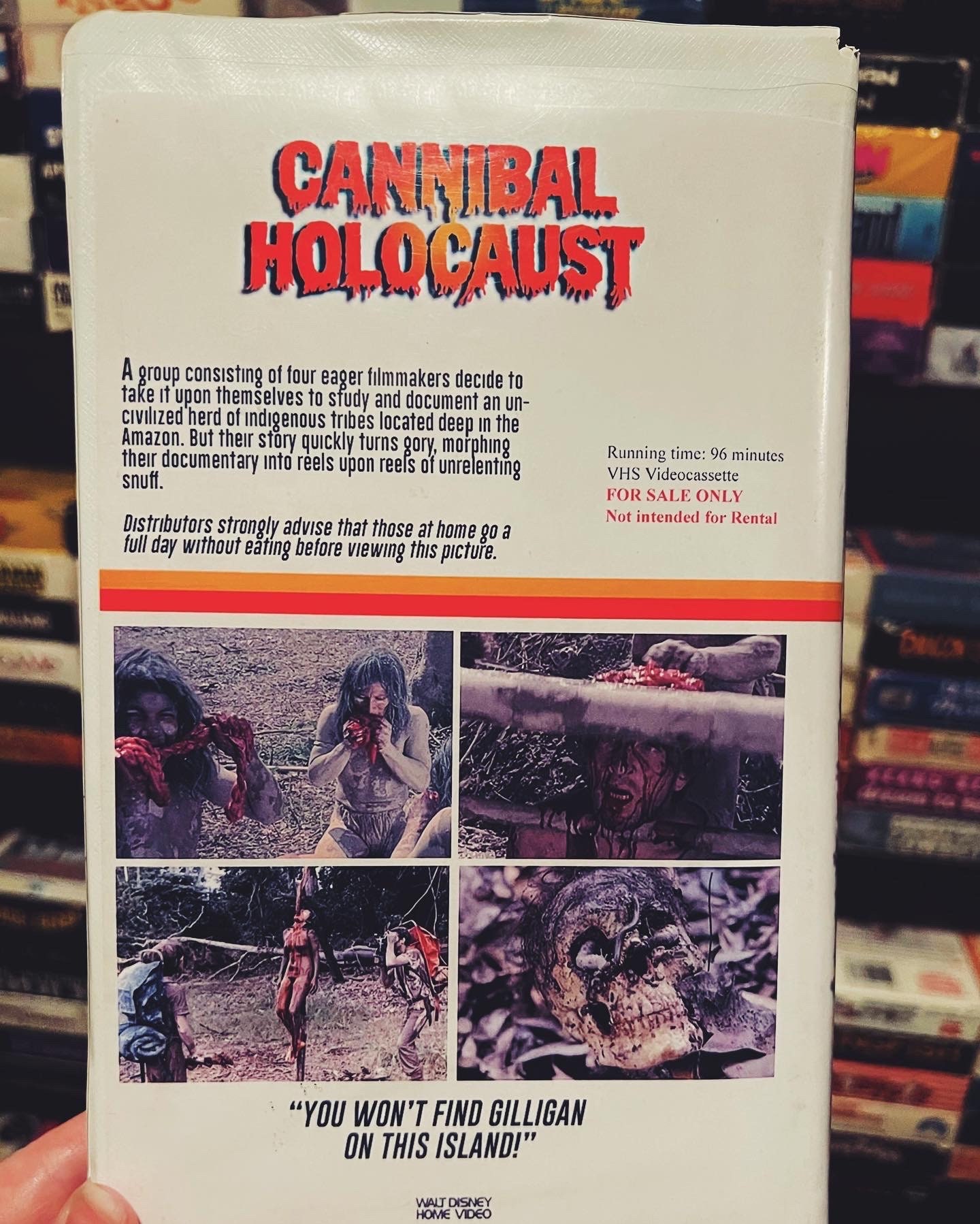 Cannibal Holocaust Custom VHS Slipcover - Etsy