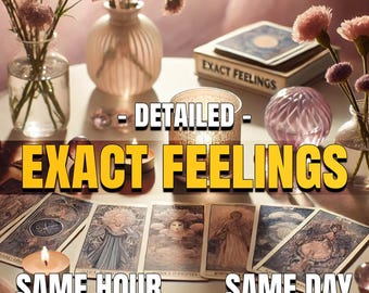 In-Depth Tarot Reading, Same Hour Delivery, Understand Emotions, Exact Thoughts