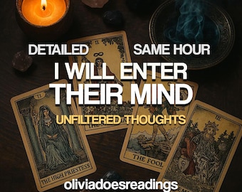 Telepathielezen op hetzelfde uur, wat denken ze? Ongefilterde gedachten en gevoelens, paranormale liefdetarot
