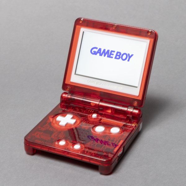 Gameboy Advance SP - IPS 3.0 FP - Clear Red