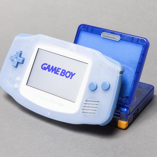 Gameboy Advance - IPS 3.0 FP - USB-C Battery - Fluorescent Baby Blue