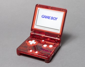 Gameboy Advance SP - IPS 3.0 FP - Clear Red