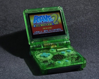 Gameboy Advance SP - IPS 3.0 FP - Leaf Green clear