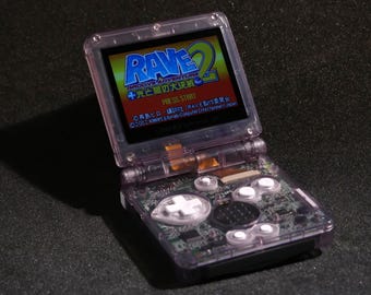 Gameboy Advance SP - IPS 3.0 FP - Clear Purple