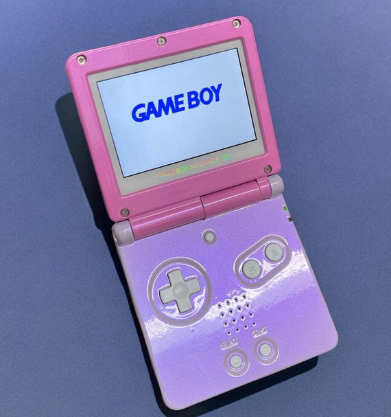 Gameboy Advance SP - IPS 3.0 FP - Pearl Pink Mew - Etsy