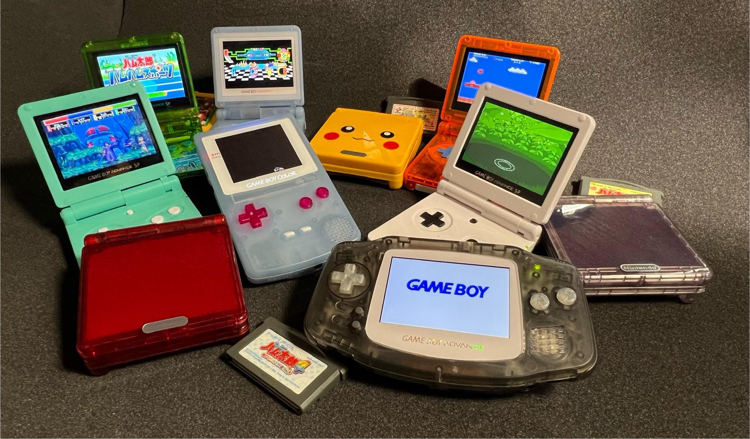 ゲームボーイアドバンスSP - IPS 3.0 FP - ミントグリーン - Etsy 日本