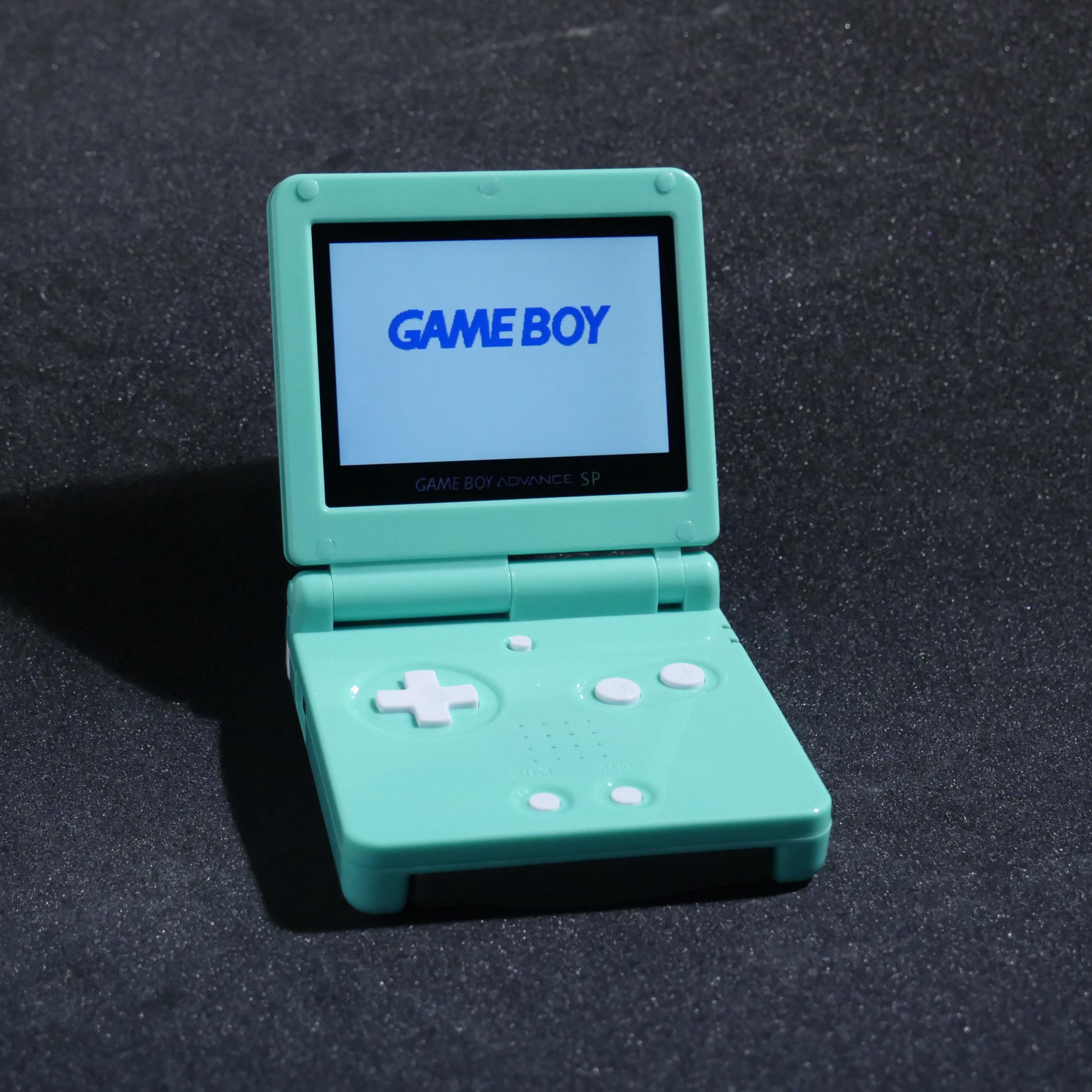 ゲームボーイアドバンスSP - IPS 3.0 FP - ミントグリーン - Etsy 日本