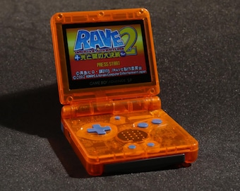 Gameboy Advance SP - IPS 3.0 FP - Clear Orange