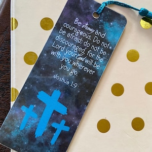 Joshua 1:9 Bookmark | Be Strong & Courageous Christian Gift