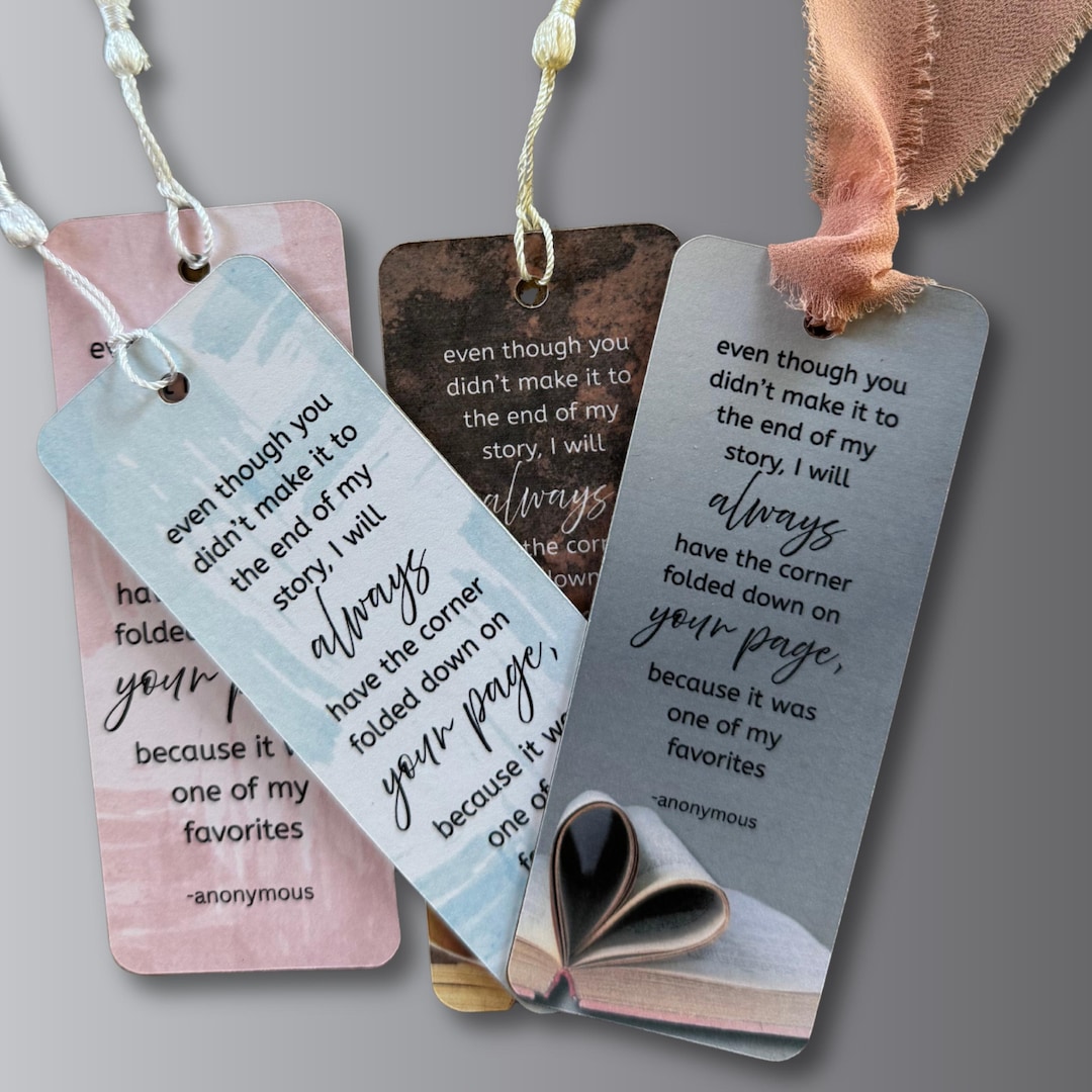 Memory Bookmarks Personalized Memorial Bookmark: Sympathy Gift, in Loving Memory - Etsy