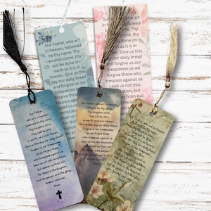 The Lord's Prayer Bookmark: Sturdy Christian Reader Gift