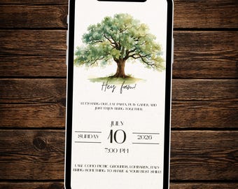 Family reunion invitation  e-vite | Editable template | Digital download