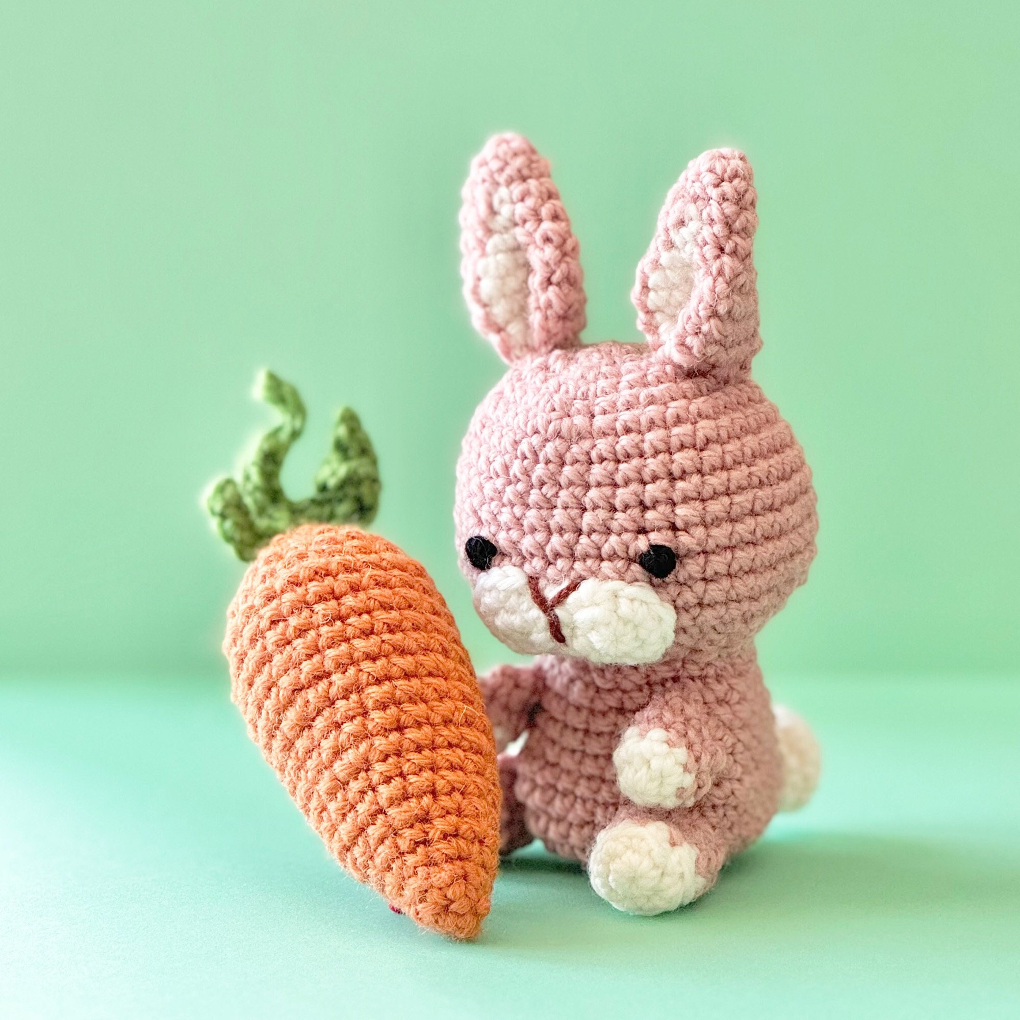 crochet conejo clover peluche