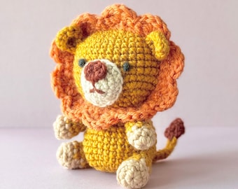 Lion Crochet Pattern: Beginner-Friendly Amigurumi Plushie (Digital PDF Pattern)