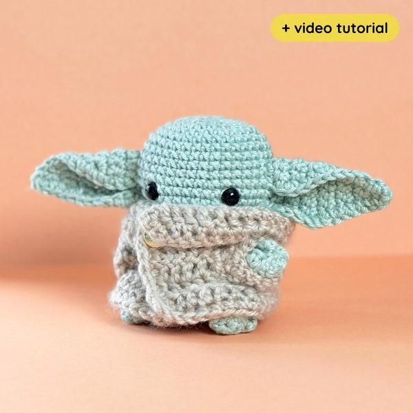 The Child Crochet Pattern ⸱ Plushie ⸱ Baby Alien ⸱ Alien Child ⸱ Amigurumi ⸱ Digital PDF Crochet Pattern