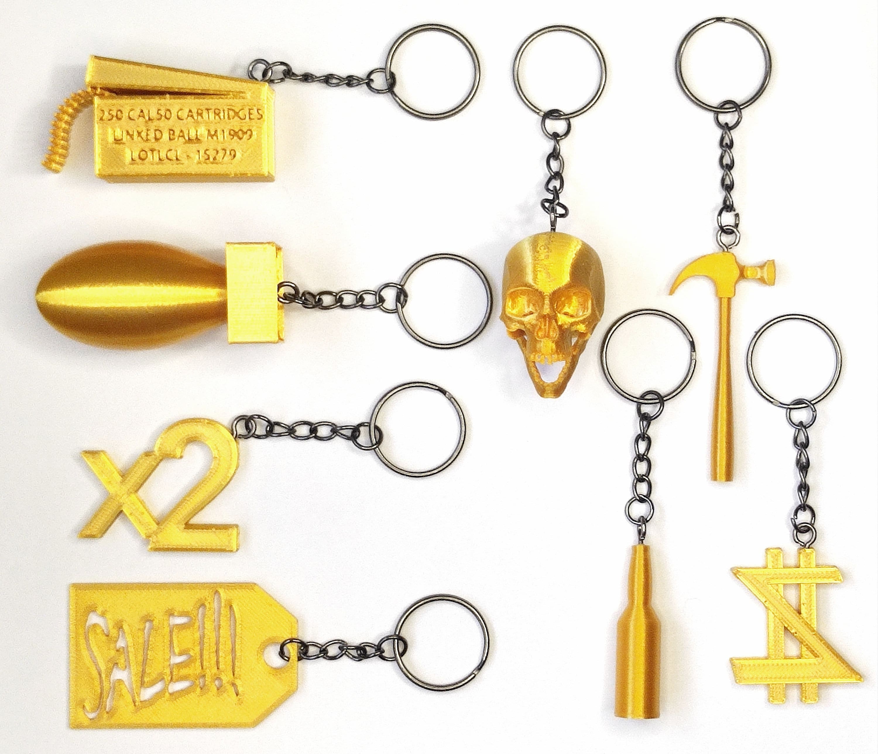 COD Zombies Power Up Keychains