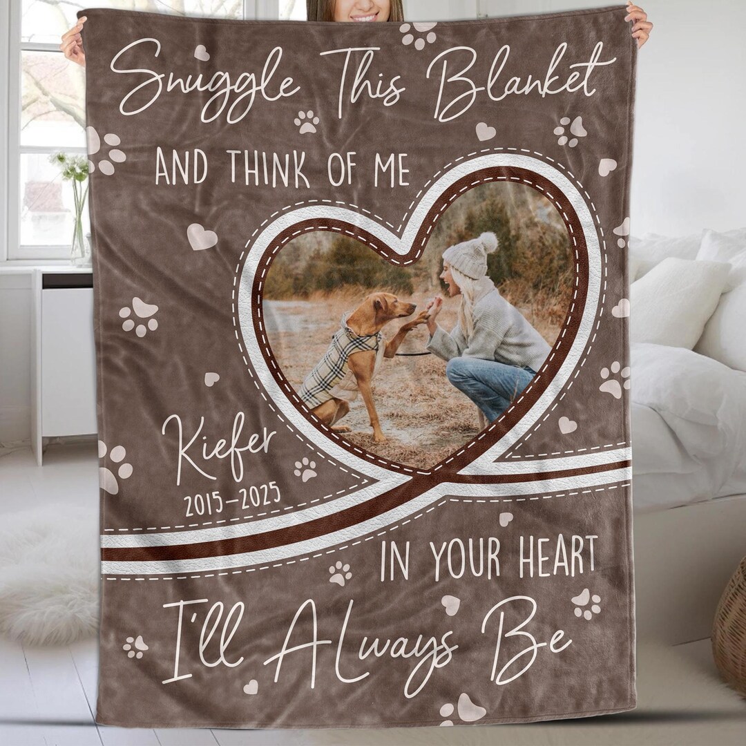Personalized Memorial Pet Blanket - Up to 5 Pets - Best Gift For Dog/Cat Lover main image 1
