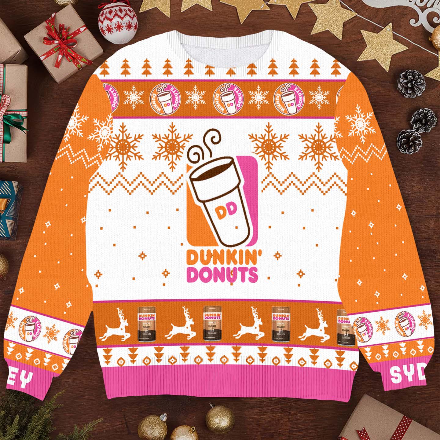 Dunkin Donuts Sweatshirt Etsy UK