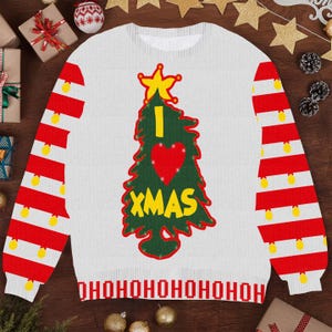 I heart xmas sweater grinch online