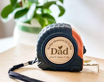 Cinta métrica personalizada para papá, regalo para el Día del Padre, nadie te supera, regalo para abuelo, esposo o hijo.