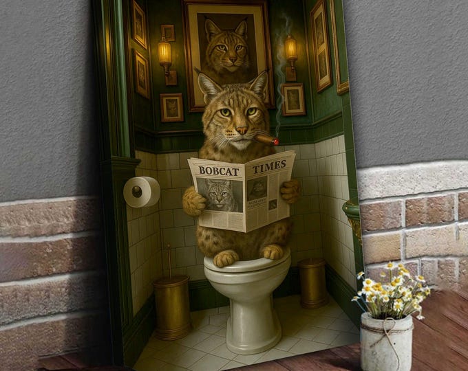 Rustic Bobcat This item is unavailable - Etsy
