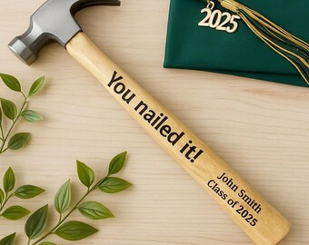 Personalized Engraved Hammer Gift for Dad or Husband | Custom Hammer for Father’s Day | Anniversary or Birthday Gift for Men