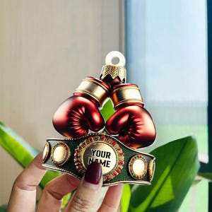 Custom Boxing Ornament 2024 Christmas Tree Home Decoration