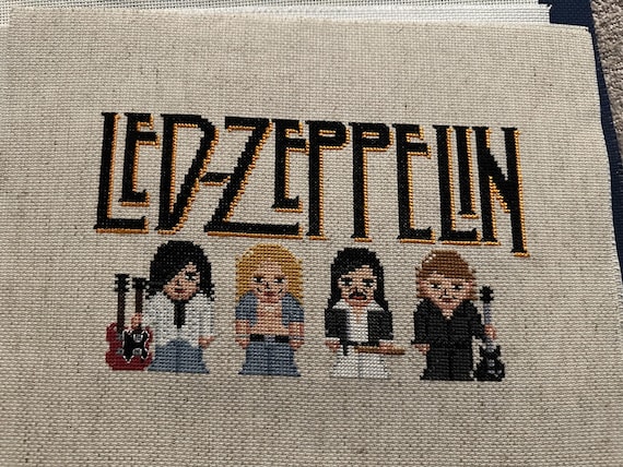 Led Zeppelin Cross Stitch Pattern - Etsy