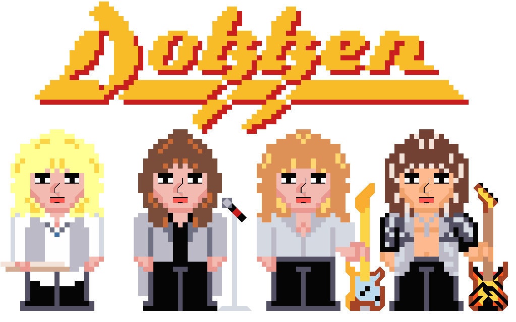 Dokken Cross Stitch Pattern