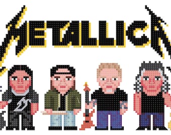 Metallica Cross Stitch Pattern