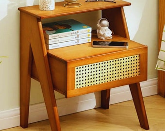 Modern Bedside Cabinet Simple High-grade Sense Lockers Bedroom Shelves Nightstands Furniture