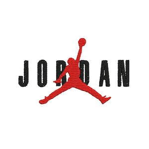 jordan logo in red