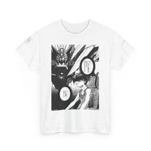 Gundam Wings Manga Page Unisex Tee, Heero Yuy Anime Shirt, Japanese Comic Book Graphic Top, Mecha Robot Cosplay T-shirt, Geek Gift