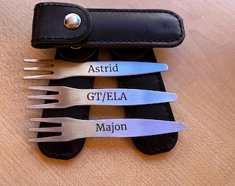 Pommesgabel mit Wunschtext als Geschenk oder für dich selber!