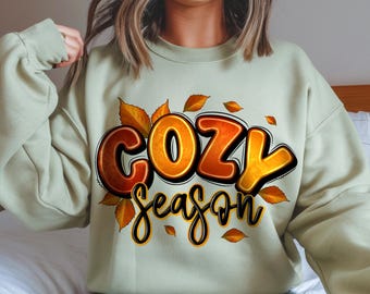 Retro Fall Vibes PNG: Cozy Season Sublimation Design (Digital Download