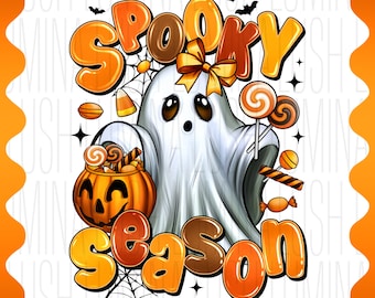 Retro Halloween-spook, png, griezelige seizoensublimatie (digitale download)
