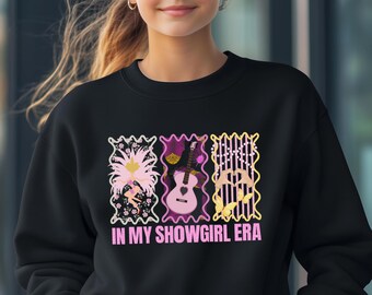 In My Showgirl Era Sweatshirt, Showgirl Youth Concert Sweater, Event Party Shirt, Country Music Fan Gift, Showgirl Era Graphics for Girls