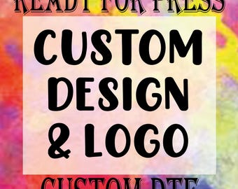 Custom DTF Transfer: Ready To Press, Full Color Heat Transfer