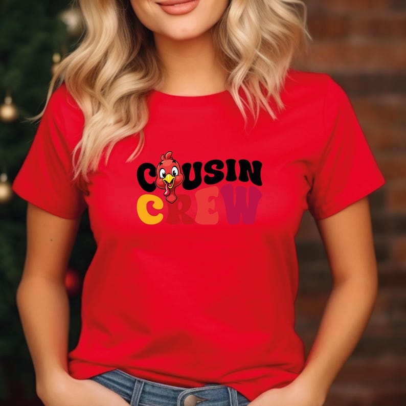 Cousin Crew Ready to Press, Thanksgiving Cousin Crew Dtf Transfer