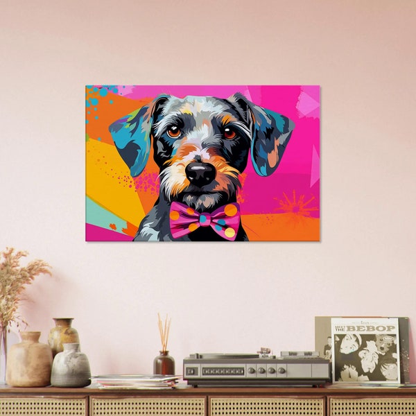 Tableau Chien Pop Art