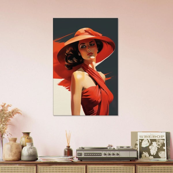 Tableau Femme Vintage