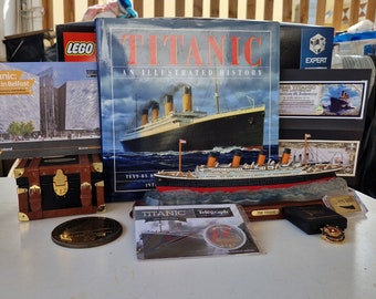 Pack souvenirs du Titanic White Star Line vintage