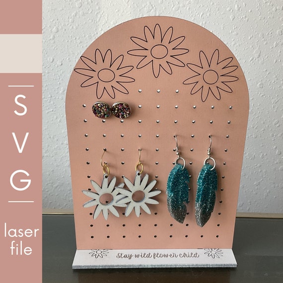 HOT Cardboard Diy Earring Holder Cardboard Earring Holder