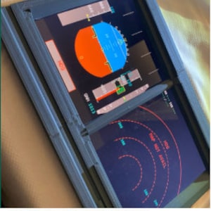 a320 style tablet holder for home flight simulation [ONLY 3D-PRINTABLE FILE]