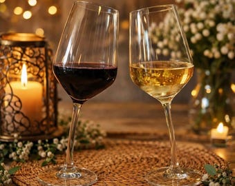 Gebogen wijnglazen – los of als set – handgevormd glas van Lauscha – gebogen wijnglazen – cadeau voor wijnliefhebbers – unieke exemplaren