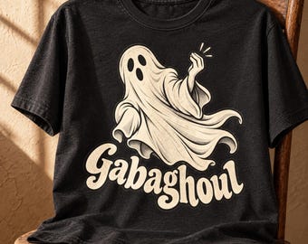 Gabaghul-Geist (PNG), Halloween-Shirt-Design mit italienischer Geste, lustiger und gruseliger digitaler Download